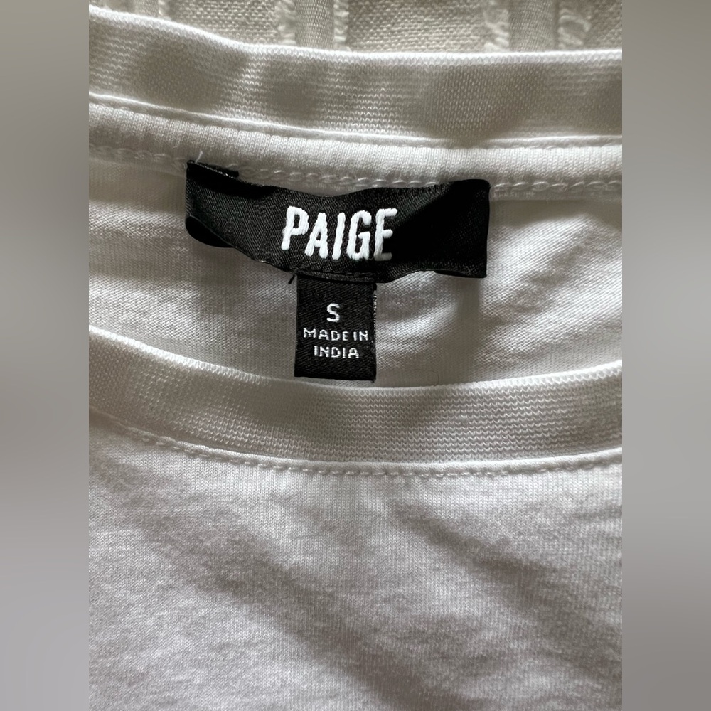 Paige Puff Sleeve Cotton Tee - Picture 2 of 6